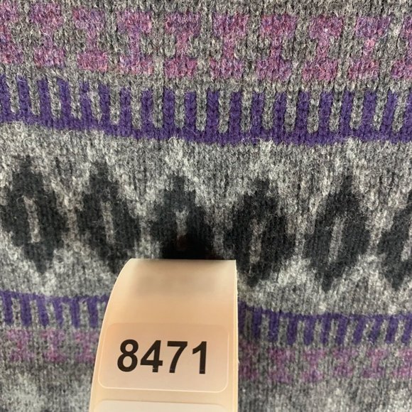 Lauren Ralph Lauren‎ Women's Sleeveless Lambswool Aztec Button Front Vest 8471 - Picture 8 of 8